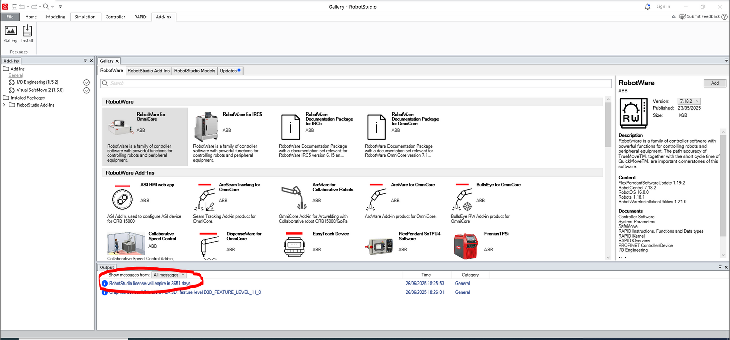 ABB RobotStudio 2025.2 10 Years Premium License