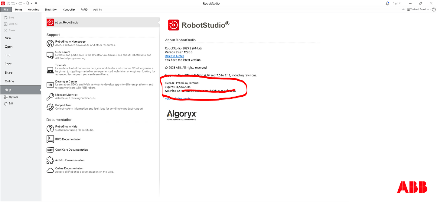 ABB RobotStudio 2025.2 10 Years Premium License