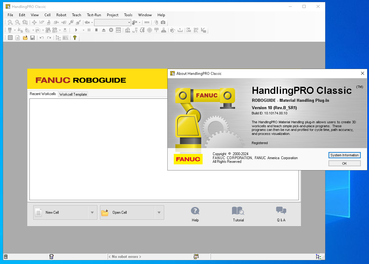 Fanuc Roboguide V10 Rev C