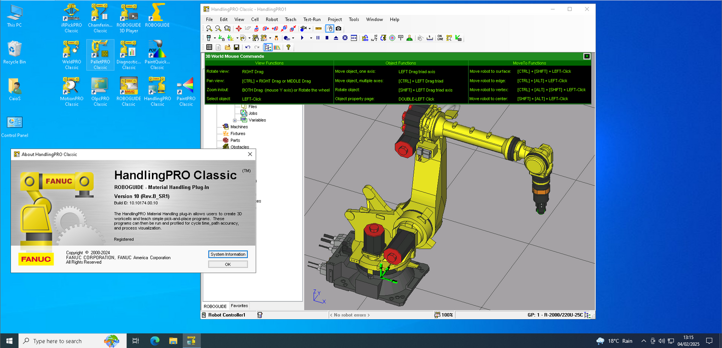 Fanuc Roboguide V10 Rev C
